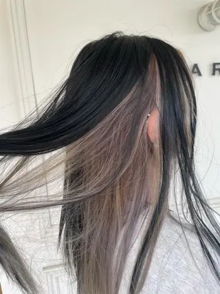 ロング カラー SARA古賀店 かすみ🐬🩵のヘアスタイル