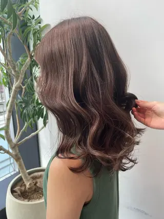 ロング カラー カラーリスト／アイ リスト／牛込萌香🫧のヘアスタイル