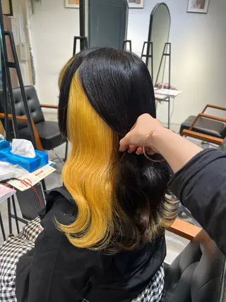 セミロング Ellen by artina 新宿店所属・🪼AI/オリーブ ベージュ🪼のヘアスタイル