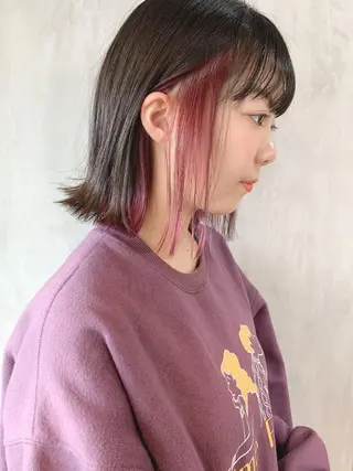 カラー なかの たくみのヘアスタイル