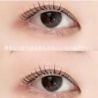 マツエク・マツパ Dahlia wakaのマツエク・マツパデザイン