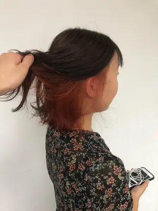 ショート カラー 東條 克義のヘアスタイル