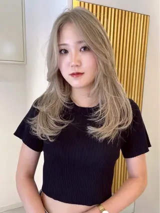 ロング カラー ナチュラルカラー /AKIR‎A🌝のヘアスタイル