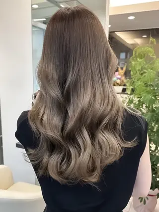 ロング カラー 透明感カラー/髪質 改善🎀suzukaのヘアスタイル