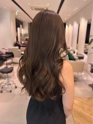ロング カラー ヘアアレンジ 銀座/韓国レイヤー/ 艶カラー🍓原田侑依のヘアスタイル