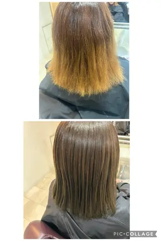 ミディアム BON sejourのヘアスタイル