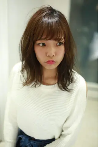 セミロング 若宮 宣弘のヘアスタイル