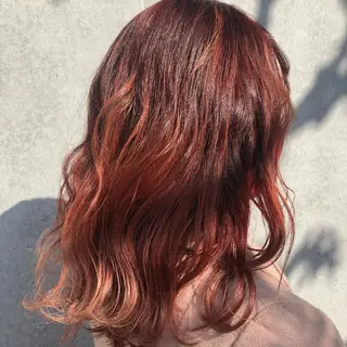 ロング カラー カラー職人 なかもと たつひろのヘアスタイル