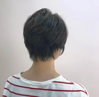 ショート 似合わせカットカラー ♡佐藤捺美のヘアスタイル