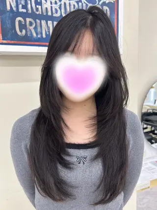 ロング hiyori🎀 トレンドレイヤーのヘアスタイル