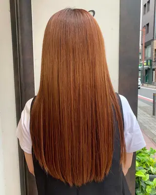 ロング 田畑 優希のヘアスタイル