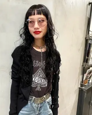 ロング パーマ 優作 〜圧倒的信頼〜のヘアスタイル