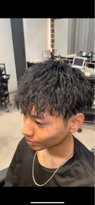 パーマ メンズ 【Men's Lapis横浜】翔太のヘアスタイル