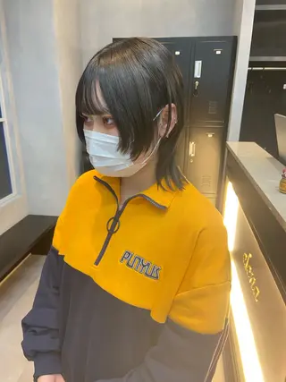 ショート カラー レイヤー💧艶髪 💧Syotaのヘアスタイル