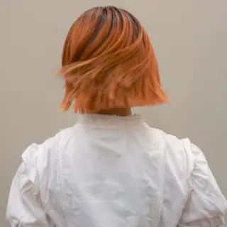 ショート カラー ダウンパーマ 【sity.ザイク】のヘアスタイル