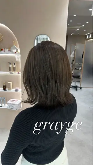 ミディアム カラー 🫧赤み消し*艶髪 nanami🫧のヘアスタイル