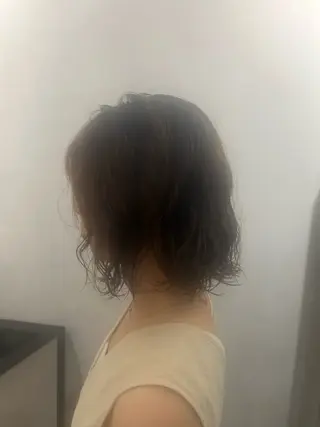 ミディアム パーマ ITbyALBUM藤沢店所属・IT by ALBUM立川のヘアスタイル