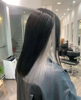 ロング カラー Sanaダブルカラー ✨️パルコ徒歩1分のヘアスタイル