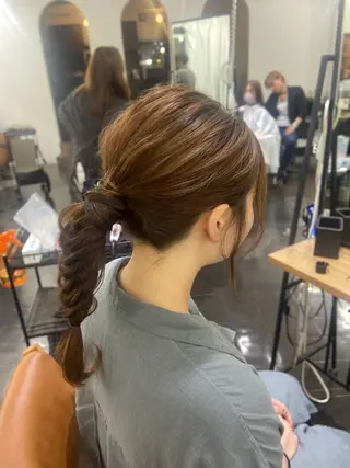 ロング カラー ヘアアレンジ 🌷名駅/髪質改善 ヘアセット/モネ🌷のヘアスタイル