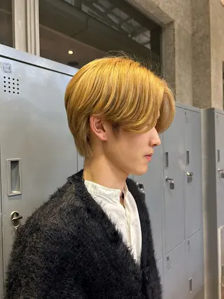 メンズ 🎀艶ハイトーン特化 🎀セナのヘアスタイル
