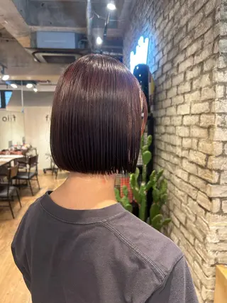 ミディアム 與座 小遥のヘアスタイル