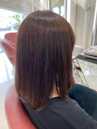 セミロング カラー 瀬川 茉衣子のヘアスタイル