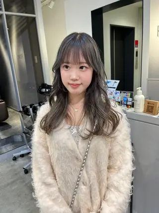 ミディアム 宮城 星のヘアスタイル