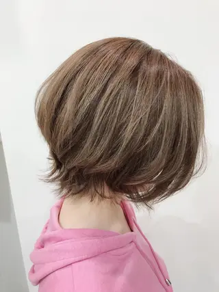 ショート カラー 韓国ヘア×髪質改善 ⭐️谷遼平⭐️のヘアスタイル