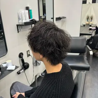 ミディアム パーマ メンズ 👹メンズ鬼特化 /赤池琉👹のヘアスタイル