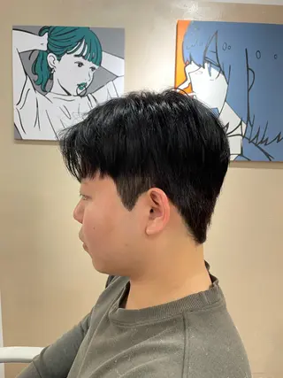 ショート パーマ メンズ ユ カの眉毛・アイブロウイメージ