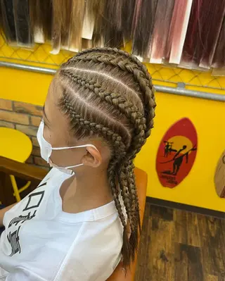 セミロング ヘアアレンジ MAXKELLY 💎JASのマツエク・マツパデザイン