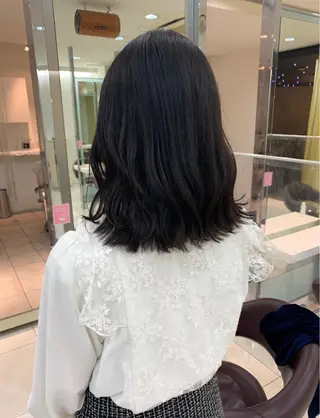 ミディアム カラー パーマ ヘアアレンジ メンズ 似合わせパーマ/ kazuのヘアスタイル