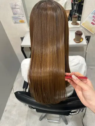 ロング 中韓🇨🇳🇰🇷 トレンド＆髪質改善のヘアスタイル