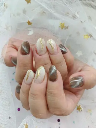 ネイル 🦋ネイルサロン ブラン🌈ゆりのネイルデザイン