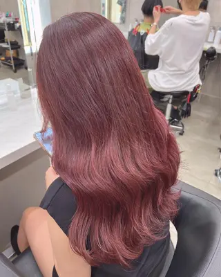 セミロング 💖札幌カラー 指名No.1💖玲奈のヘアスタイル