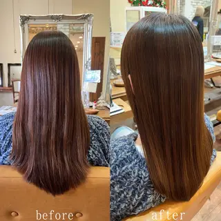 ロング Ayumi/艶カラー /レイヤー/ネイルのヘアスタイル