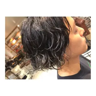 パーマ メンズ 竹嶌 健吾のヘアスタイル