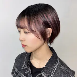 ショート カラー Ren. 🦋デザインカラーのヘアスタイル
