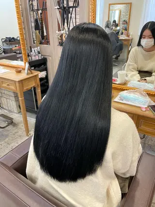ロング カラー ヘアアレンジ 髪質改善特化 🫧松野力也のヘアスタイル