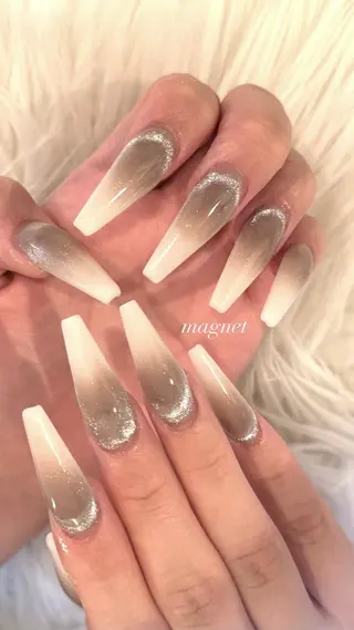 ロング LaLa Peach 崎原のネイルデザイン