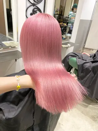 ミディアム カラー 🫧艶ダブルカラー ブリーチ🫧トモヤのヘアスタイル