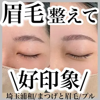 アイブロウ プル eyelashのマツエク・マツパデザイン