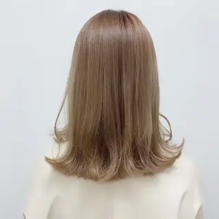 セミロング カラー 🔷横浜1のパーマ 職人🔷将太郎のヘアスタイル