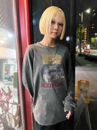 カラー 🧡色落ちまで2度 楽しめる🧡ヨシキのヘアスタイル