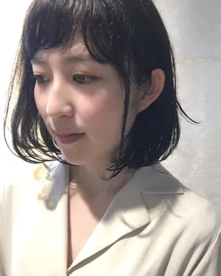 ミディアム ヒラヤマ ユウスケのヘアスタイル