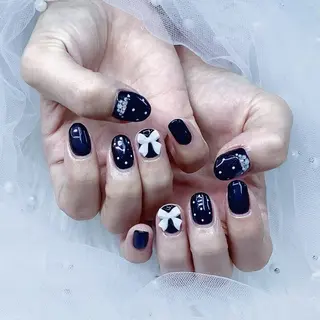 ネイル パーツ全部¥110 サロンミミのネイルデザイン