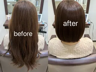 ショート なかのももか/レイヤ ー/髪質改善カラーのヘアスタイル