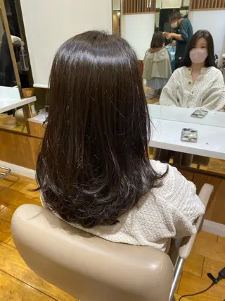 ロング カラー パーマ ヘアアレンジ レイヤー/メンズ🥑 マエダアズミ🥑のヘアスタイル