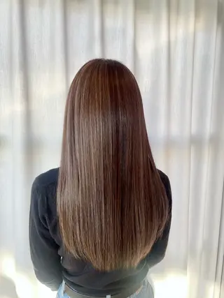 ロング パーマ 小森 樹奈のヘアスタイル