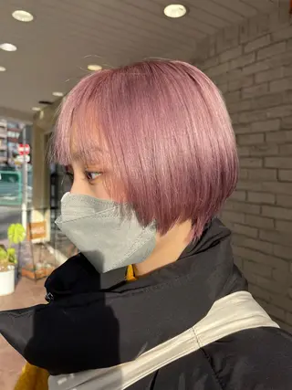 カラー 🫧ハイトーン個性髪 🫧マヤのヘアスタイル